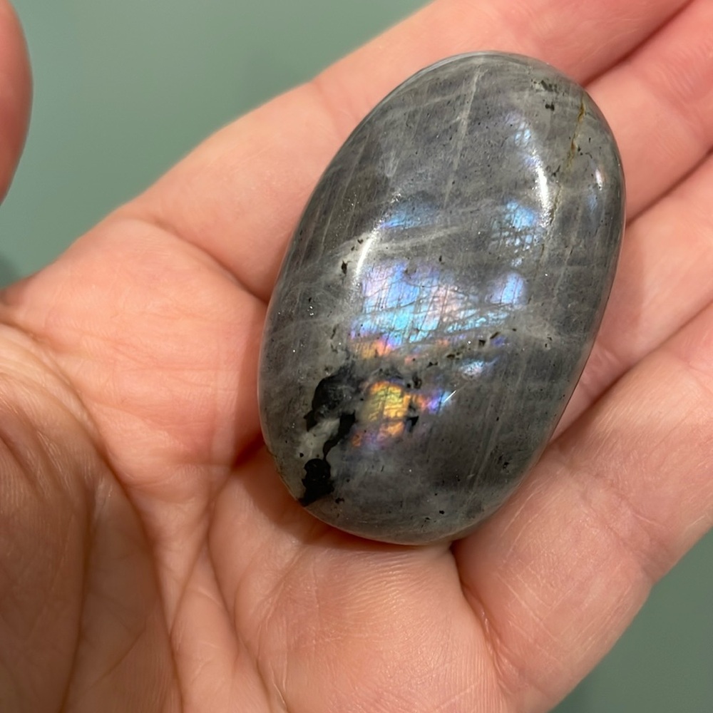 Labradorite Crystal Palmstone